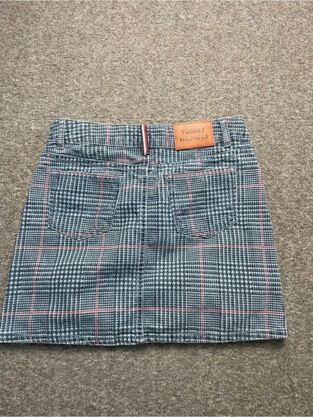 Tommy Hilfiger Girls Large Denim Vintage 90s Preppy Matching Co-ord Set Y2K